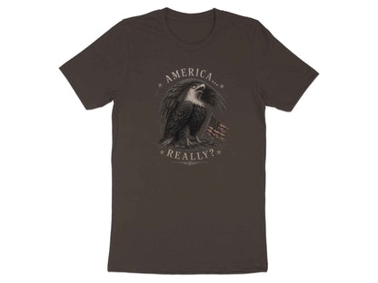 America...Really? Vintage Eagle Graphic T-Shirt