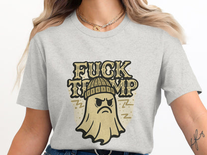 Ghost with Beanie and Angry Expression T-Shirt product