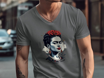 Frida Kahlo Inspired Artistic Graphic Tee product type