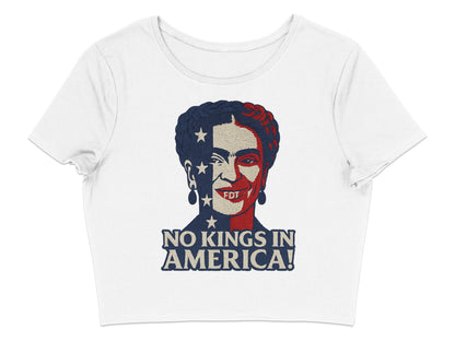 No Kings in America Short Sleeve Crop Top product