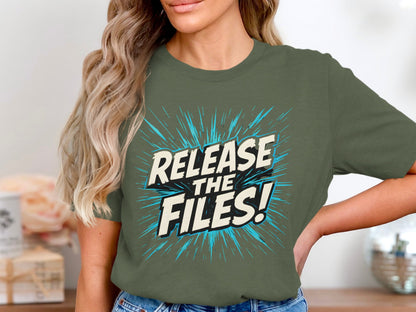 Release The Files Graphic Tee Shirt product