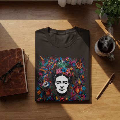 Frida Kahlo vivid graffiti art design hearts product type