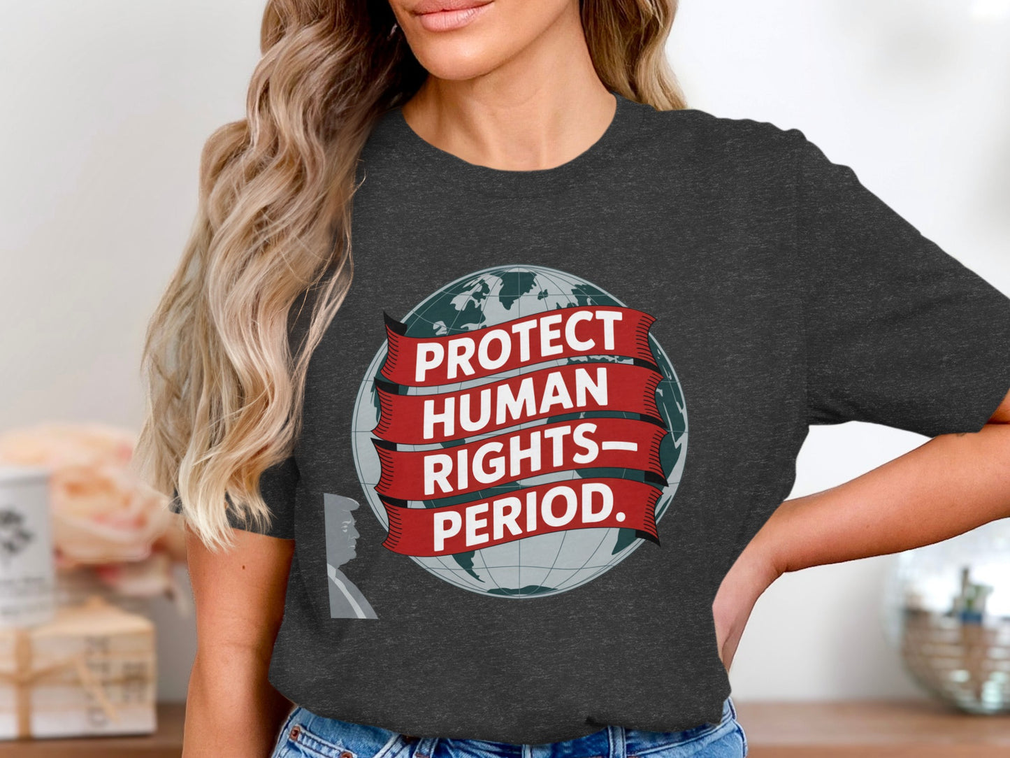 Protect Human Rights Period Graphic T-Shirt product