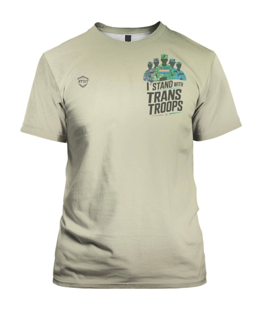 Unisex T-Shirt Pro-Military Transgender Support Hoodie – Stand Proud for Trans Rights in the Military 🏳️‍⚧️🇺🇸