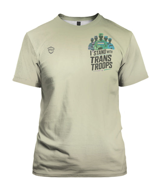 Unisex T-Shirt Pro-Military Transgender Support Hoodie – Stand Proud for Trans Rights in the Military 🏳️‍⚧️🇺🇸