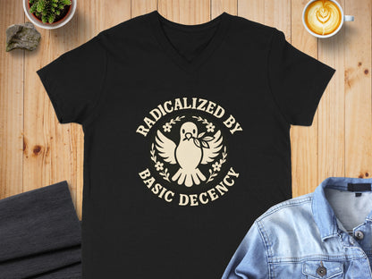 Radicalized By Basic Decency Graphic T-Shirt product