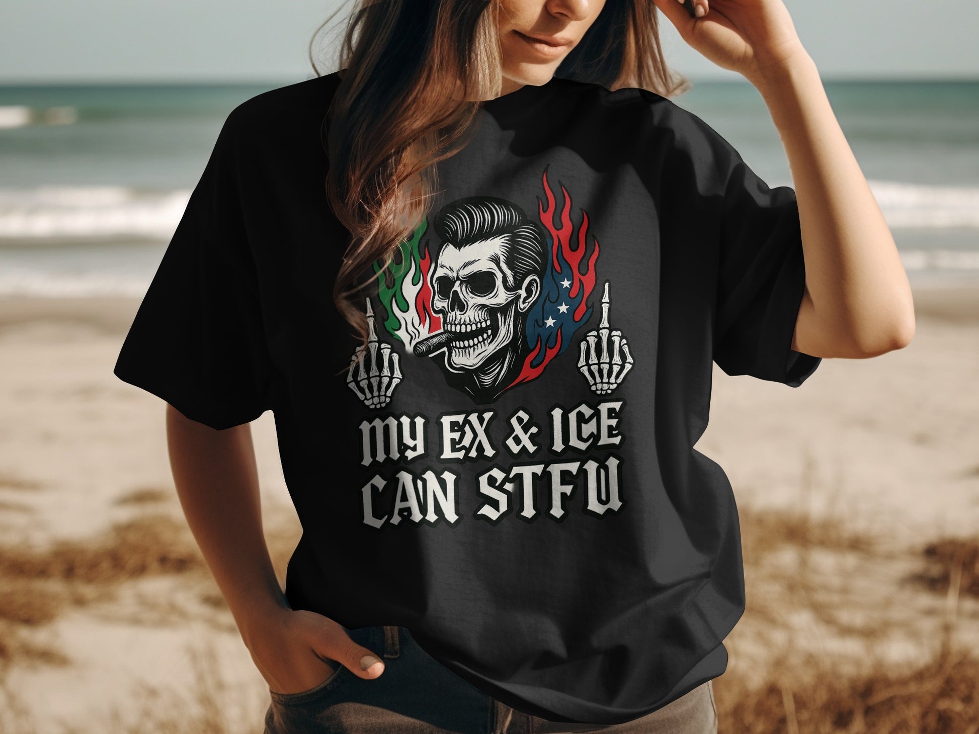 My Ex And Ice Can STFU Graphic T-Shirt product