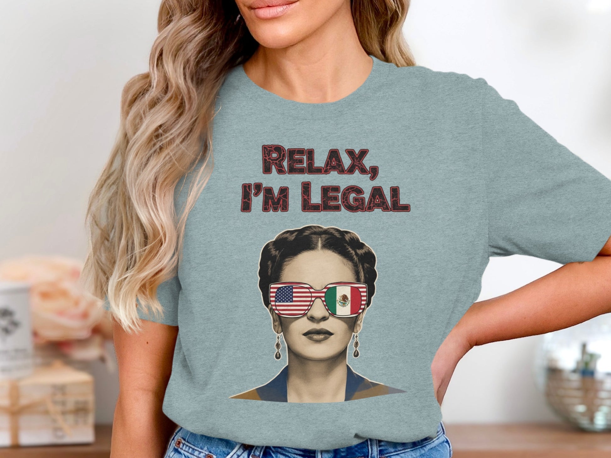 Relax I'm Legal Graphic T-Shirt for Fun Casual Wear product
