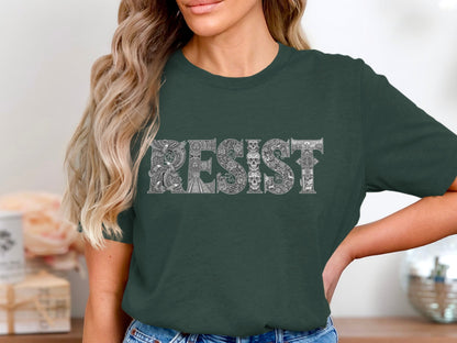 RESIST Graphic Tee Statement Apparel Shirt product