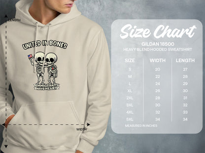United By Bones Immigrants Have Heart Hooded Sweatshirt product