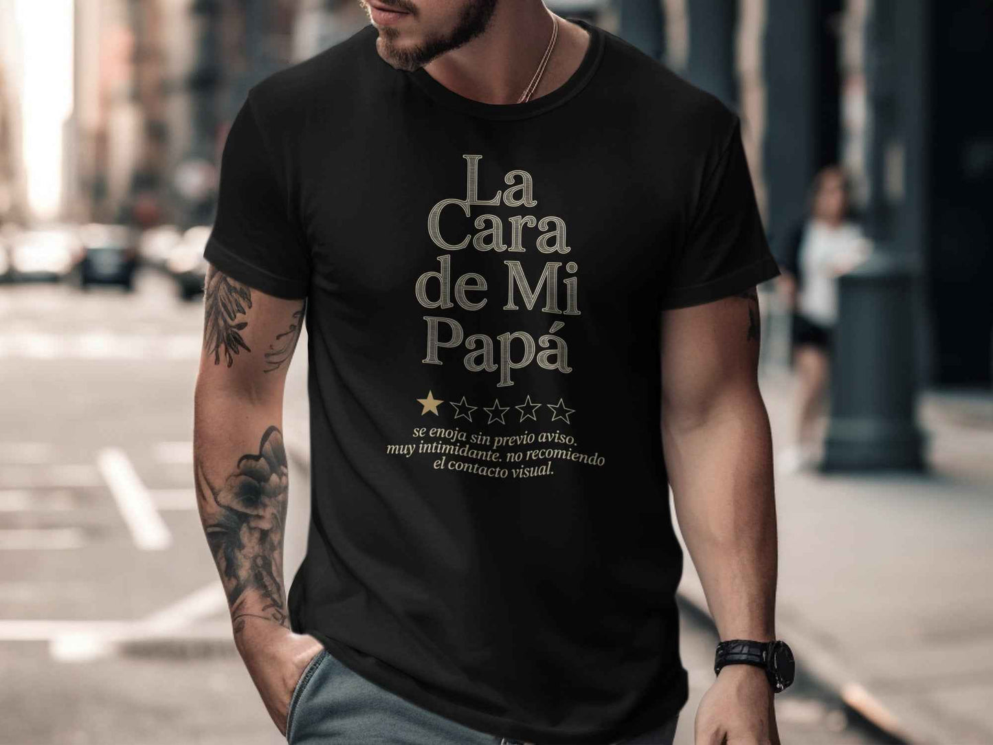 Father's Day 'La Cara de Mi Papá' T-Shirt "La Cara de Mi Papá" Witty Dad T-Shirt