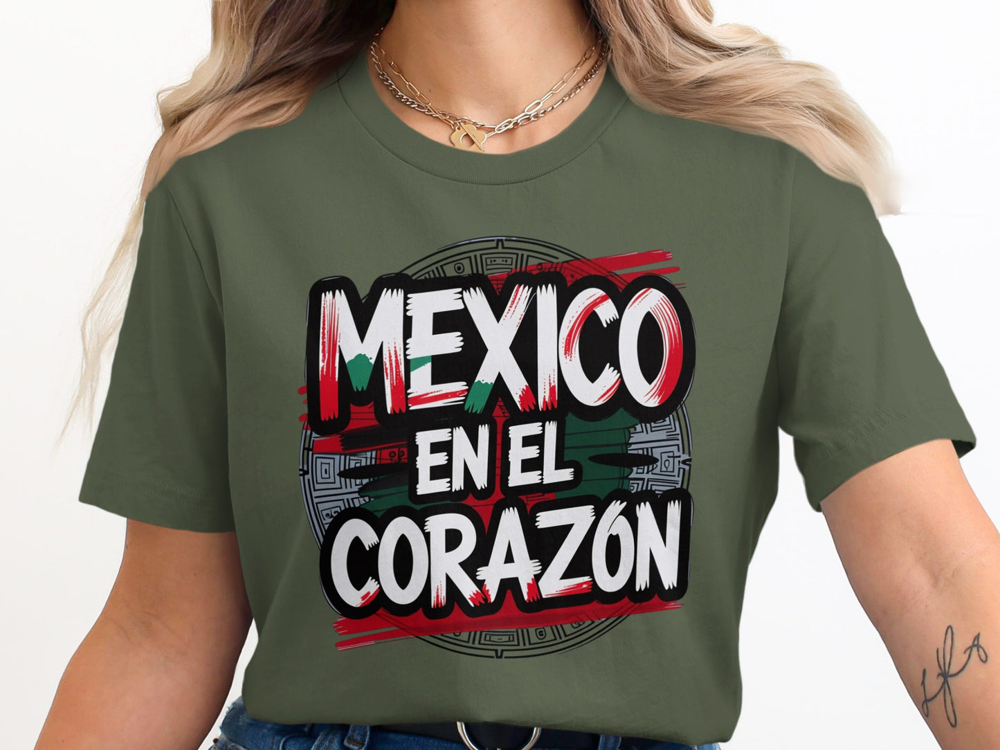 Mexico En El Corazon Graphic Tee product