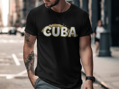 Stylish CUBA Graphic T-Shirt for Everyday Wear Product