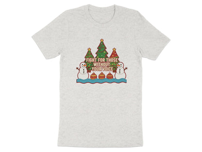 Fight for Those Without Your Voice Christmas Shirt