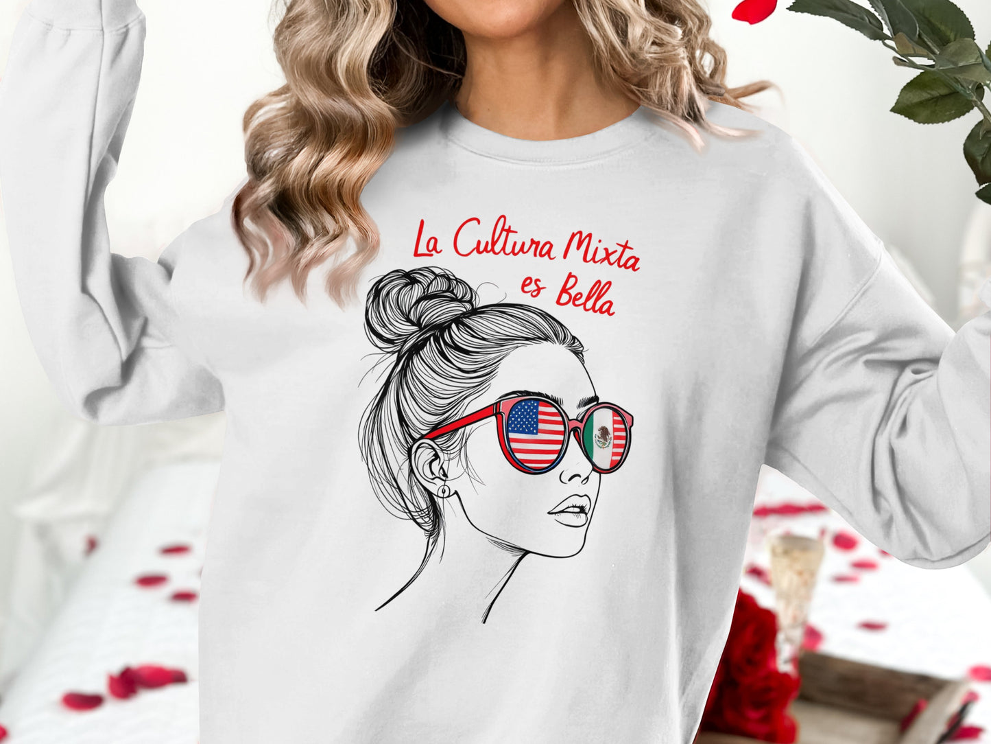 Patriotic La Cultura Mixta Es Bella sweater product