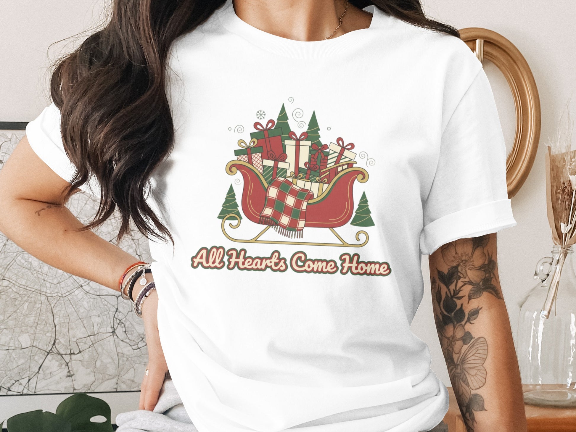 All Hearts Come Home Festive T-shirt