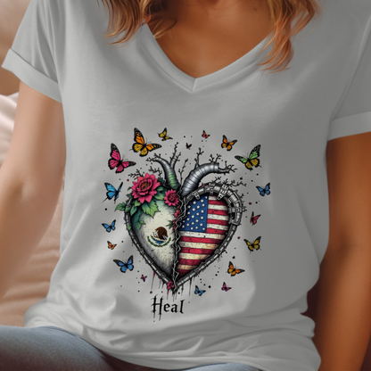 Heal Heart and Butterflies Graphic T-Shirt product type