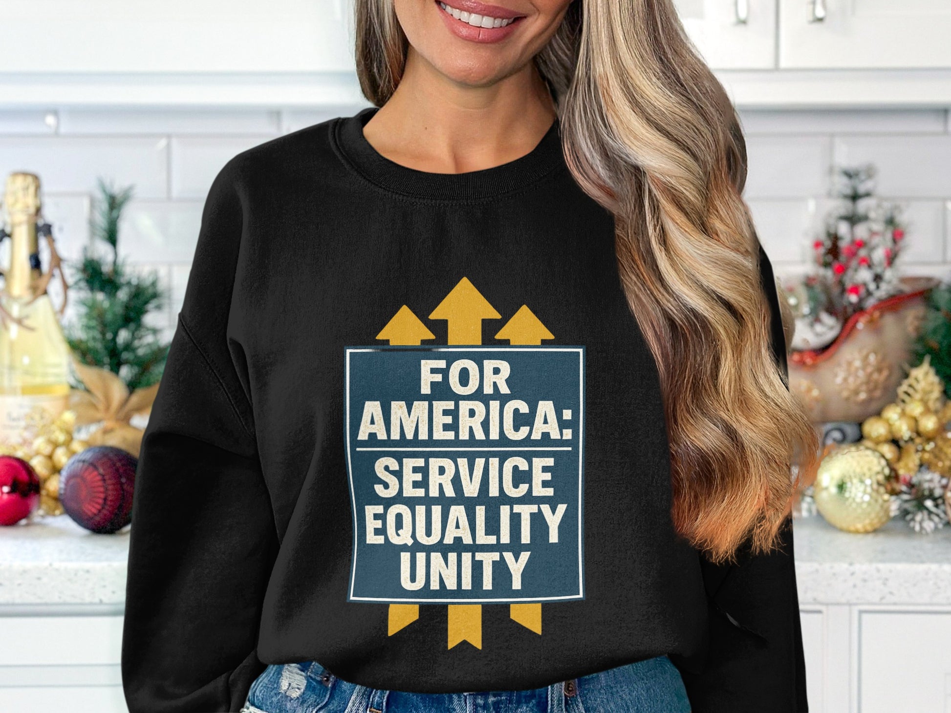 For America Service Equality Unity Sweatshirt product
