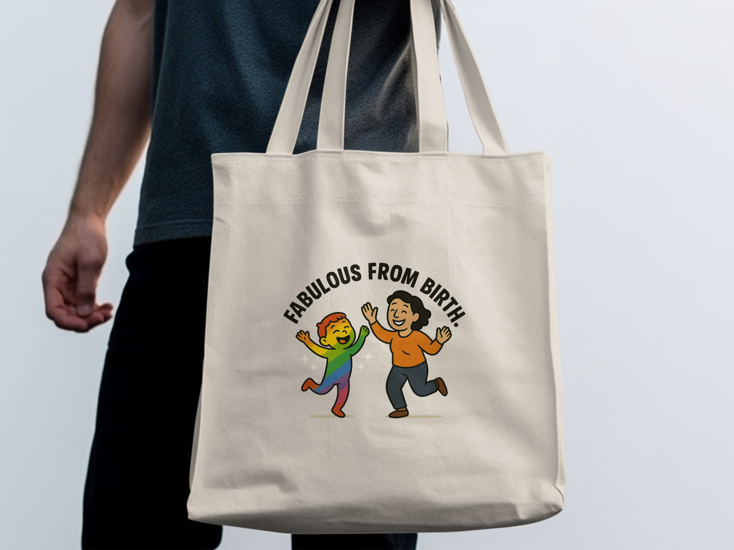 Fabulous From Birth Illustrated Tote Bag product