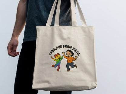Fabulous From Birth Illustrated Tote Bag product