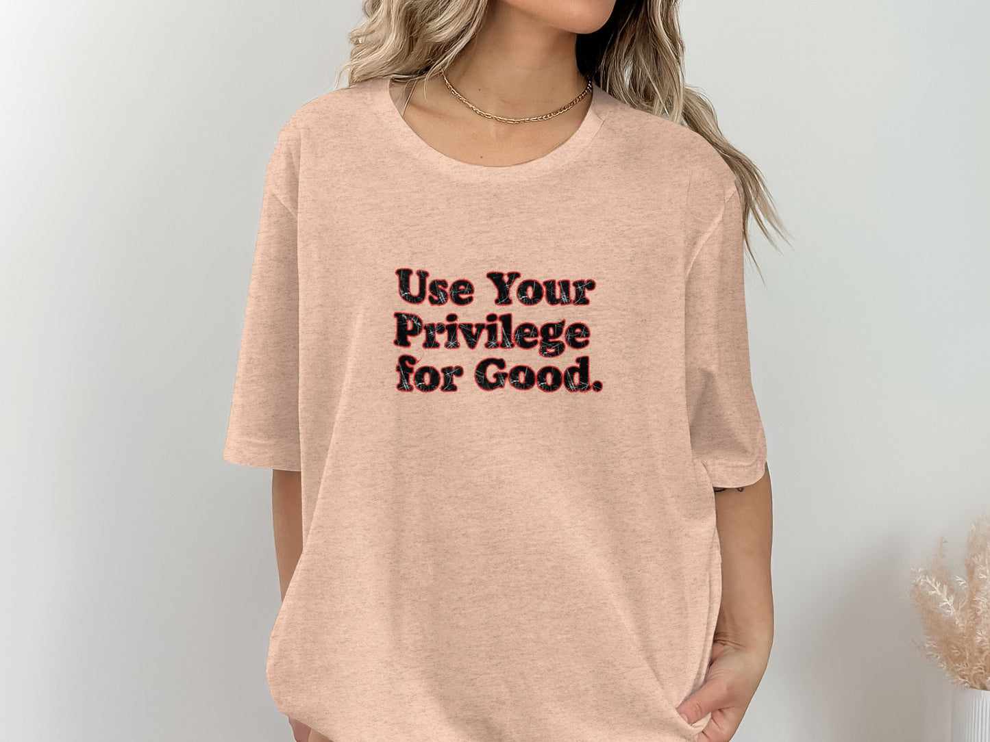 Statement Shirt with Empowering Message Casual