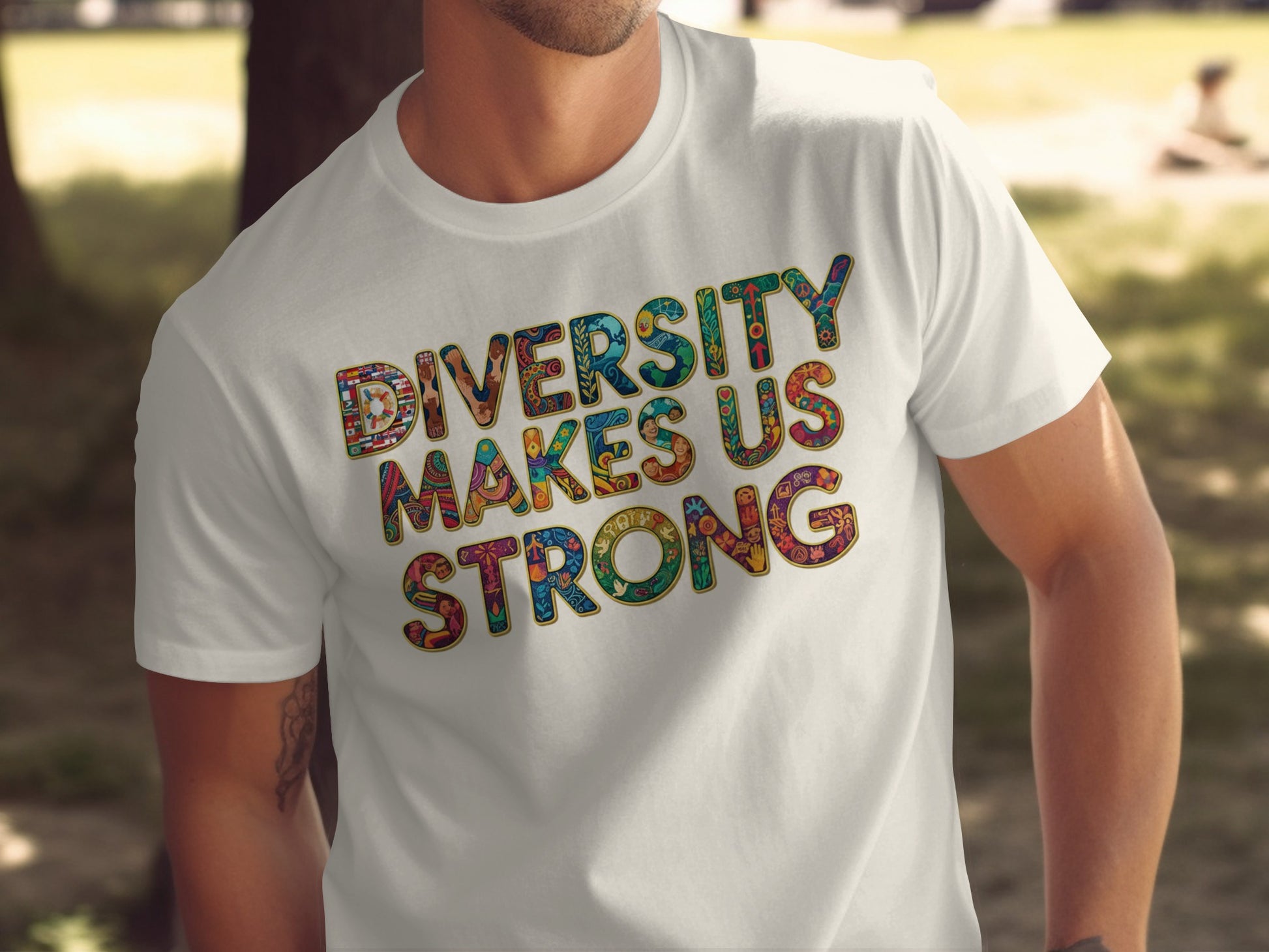 Diversity Makes Us Strong Graphic T-Shirt