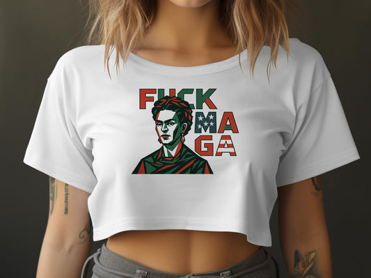 Bold Graphic Fashion Statement Crop Top product