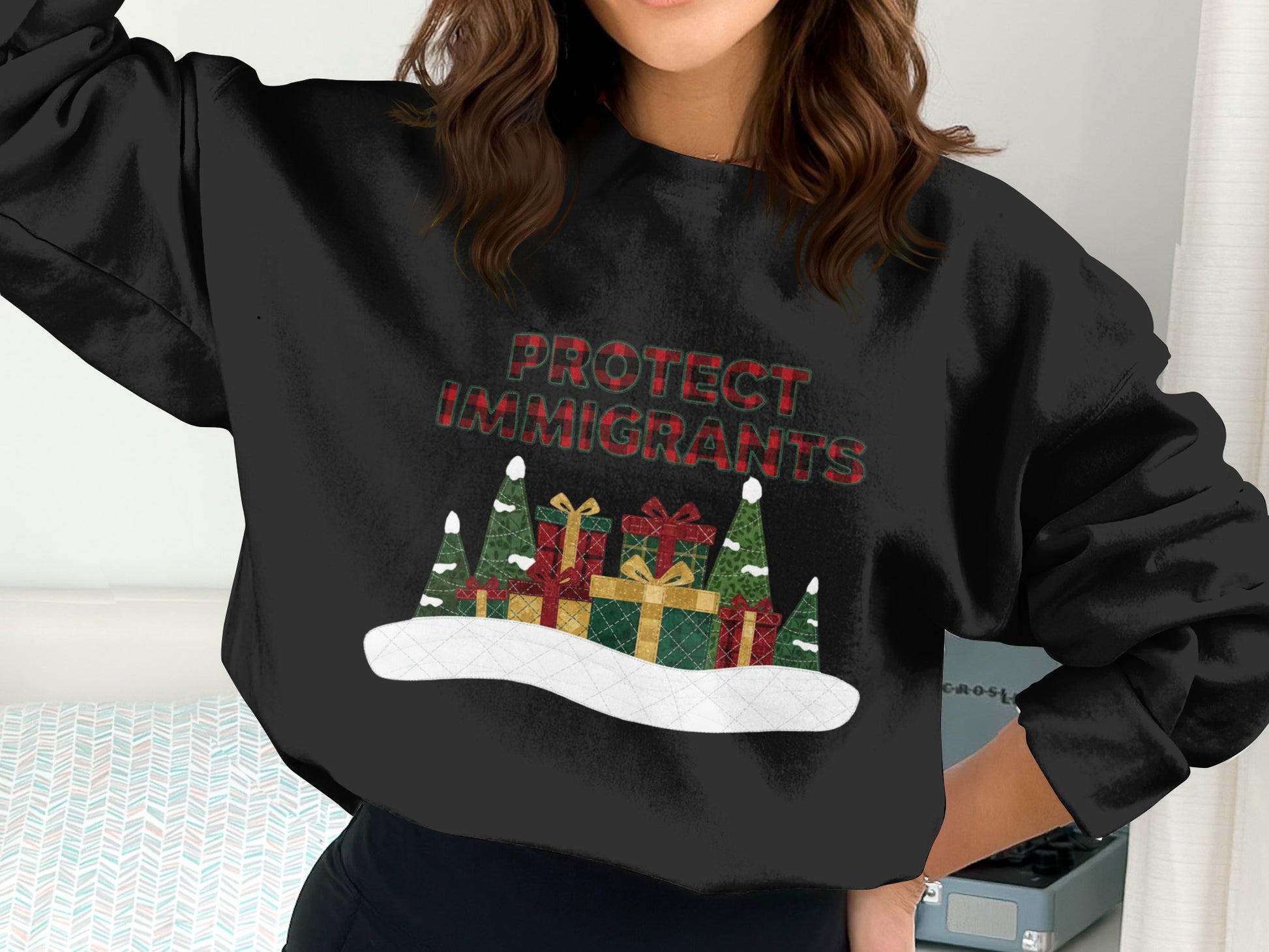 Protect Immigrants Christmas Sweater Product