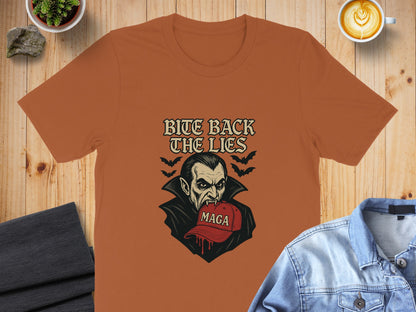 Bite Back The Lies Vampire Themed T-shirt product