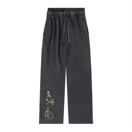Vintage Washed Waist Pants