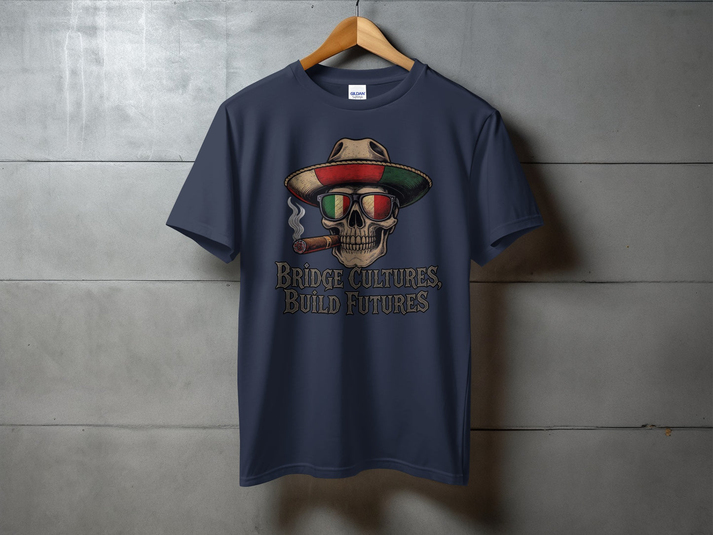 Bridge Cultures Build Futures Graphic T-shirt Product Type