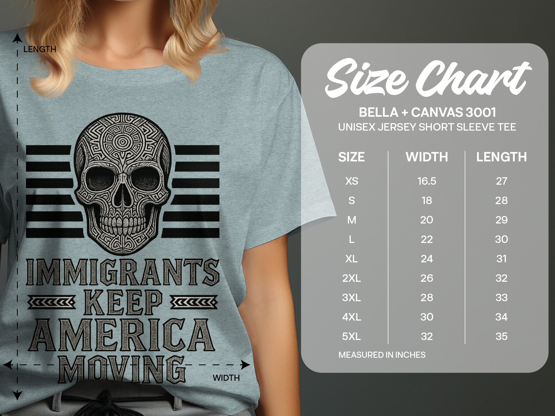 Immigrants Keep America Moving Unisex Jersey Tee