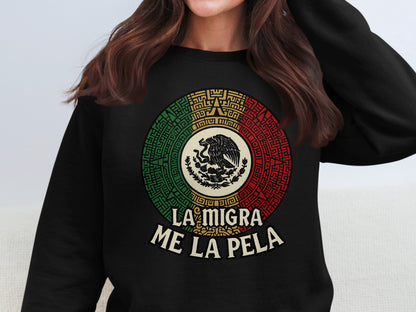 La Migra Me La Pela Graphic Sweatshirt product type