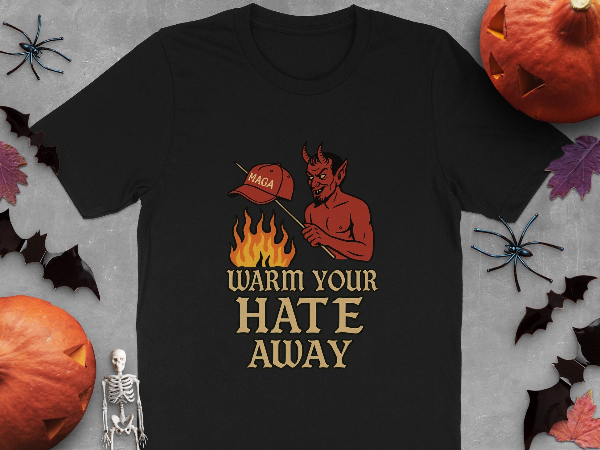 Warm Your Hate Away Halloween Themed T-shirt product