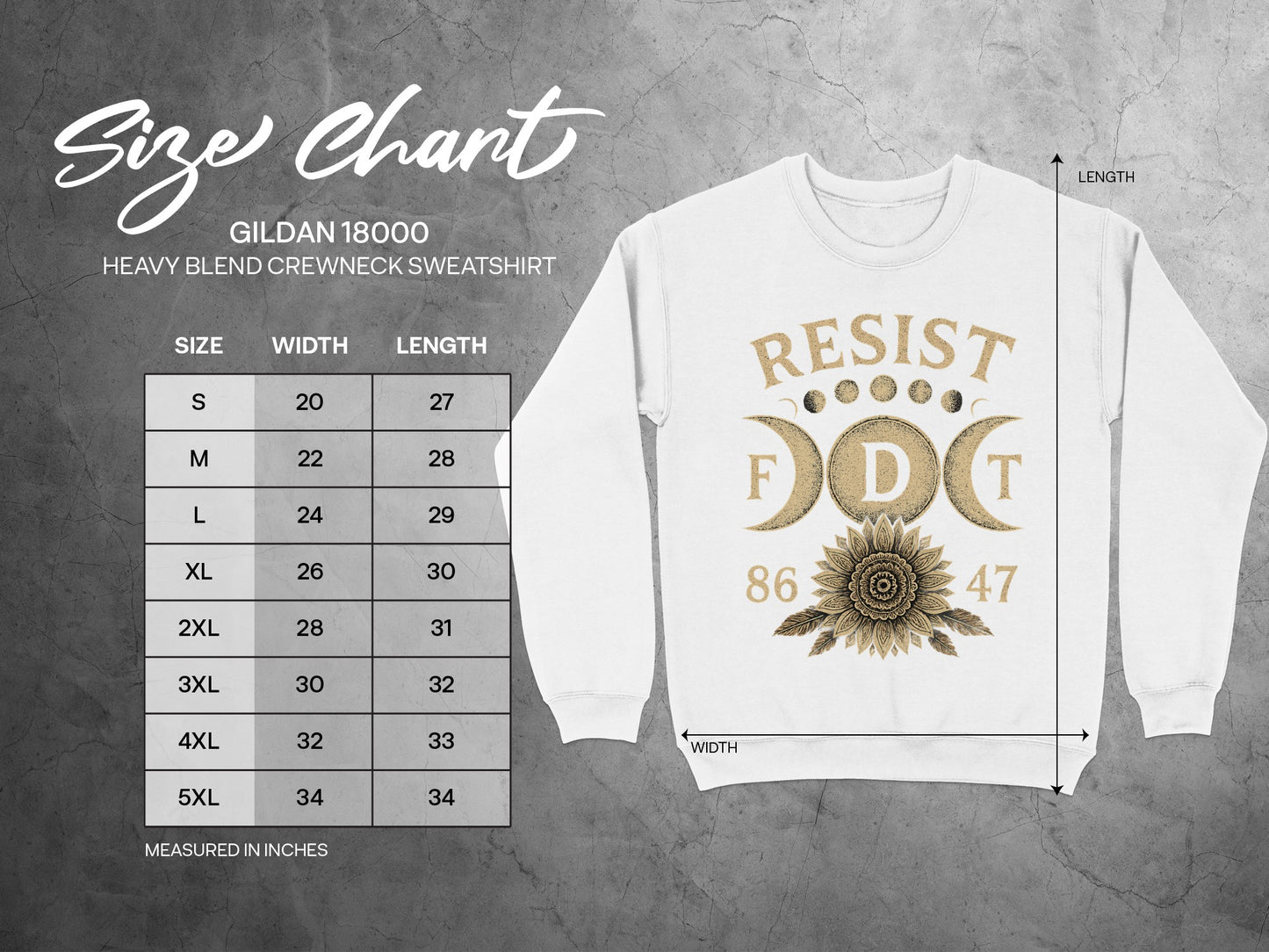 Resist FDT 86 47 Sunflower Graphic Sweatshirt product type