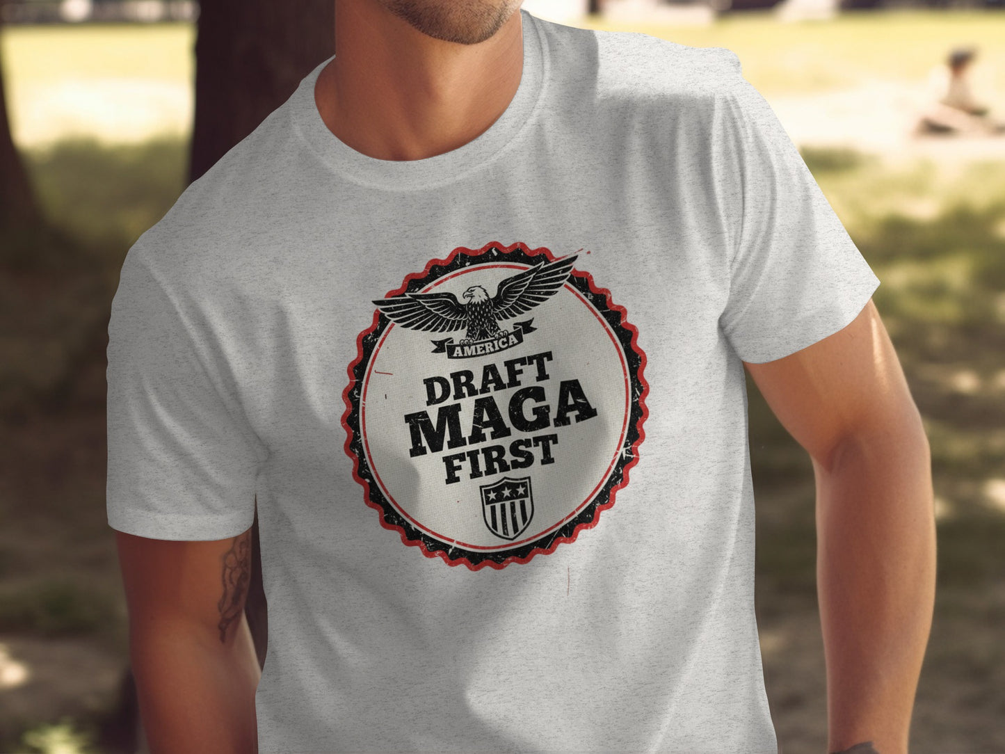 America Draft Maga First T-Shirt for Patriotic Pride