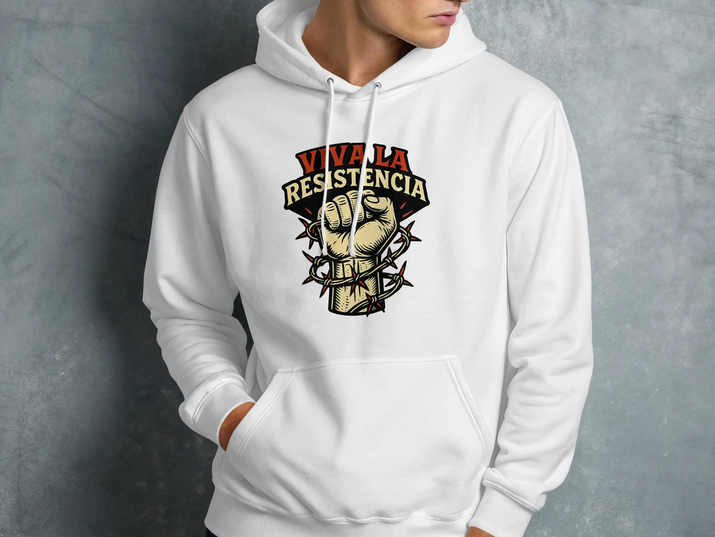 Viva La Resistencia Graphic Unisex Hoodie product type