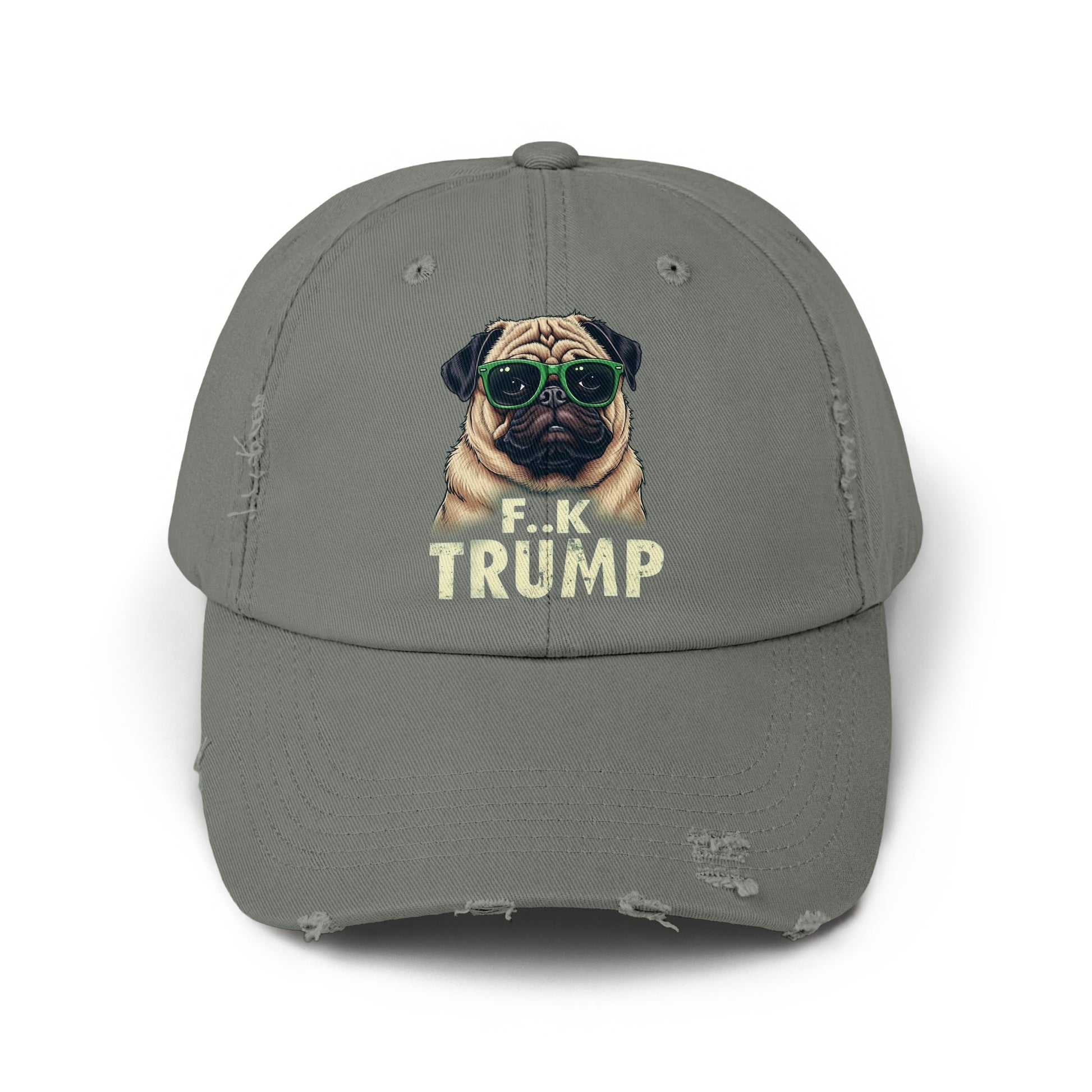 Pug with Sunglasses F K Trump Statement Cap product type