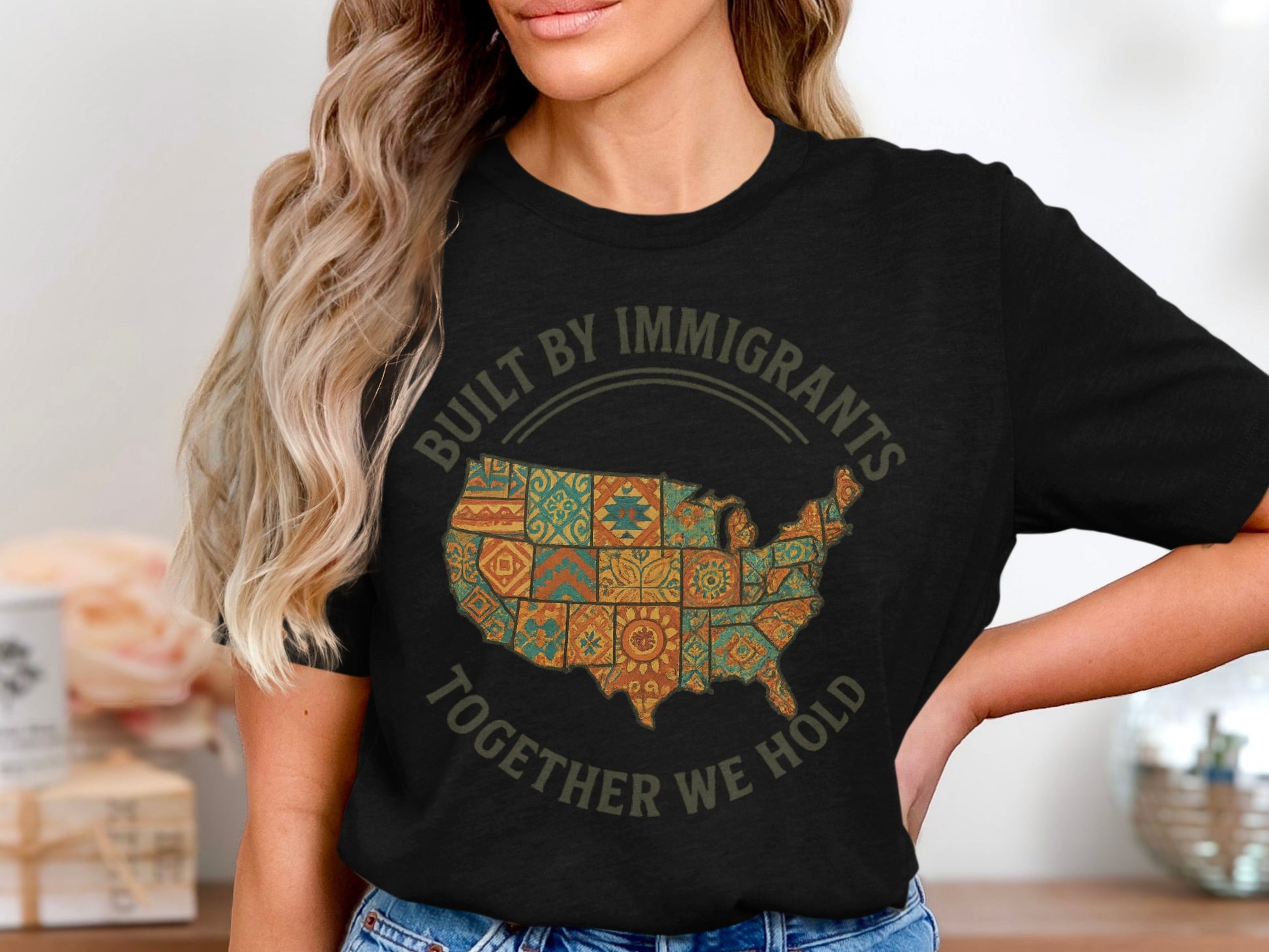 Built By Immigrants Together We Hold T-shirt product