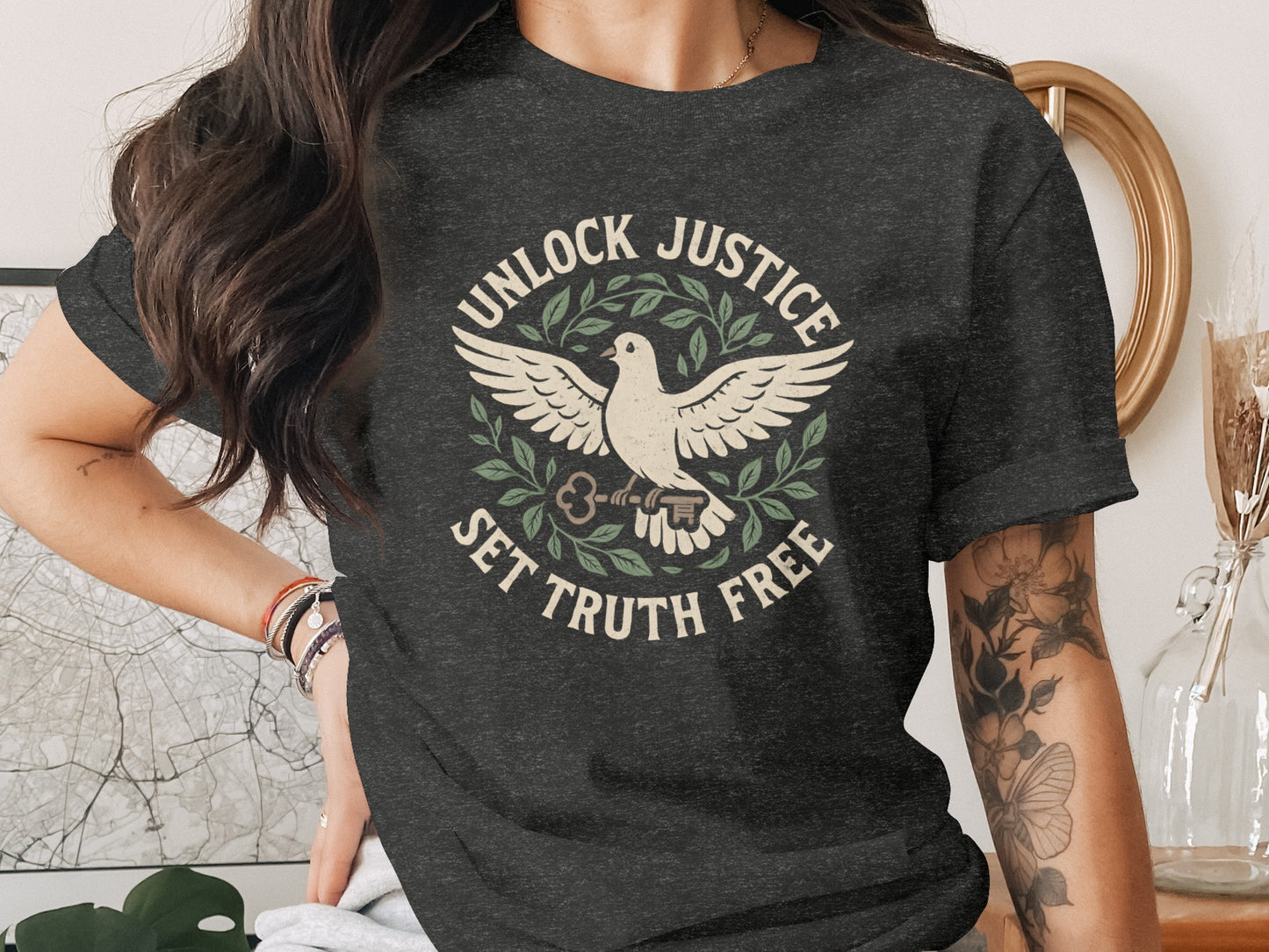 Unlock Justice Set Truth Free Graphic T-Shirt product