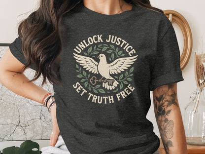 Unlock Justice Set Truth Free Graphic T-Shirt product