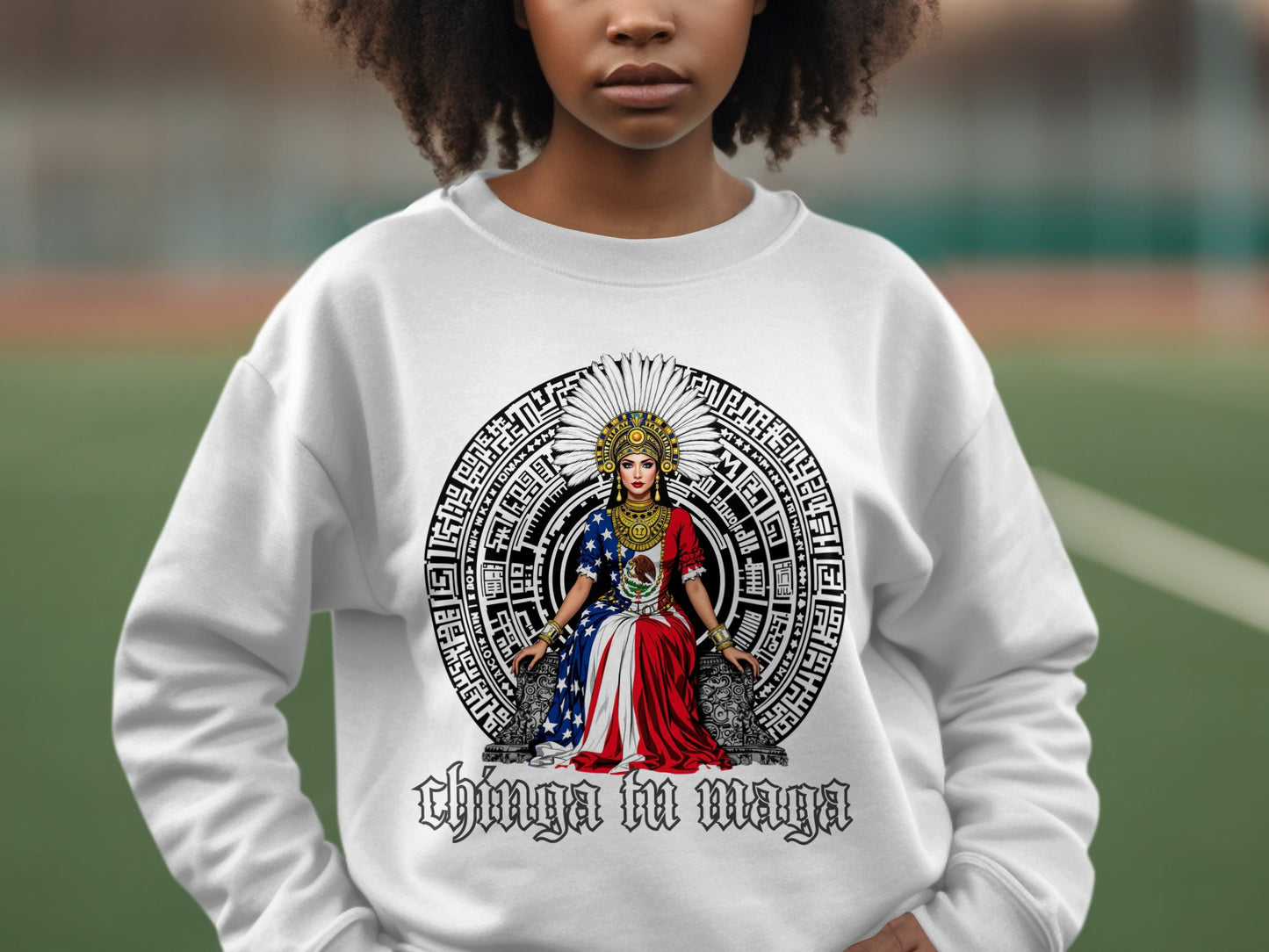 Chinga Tu Maga Bold Statement Sweatshirt