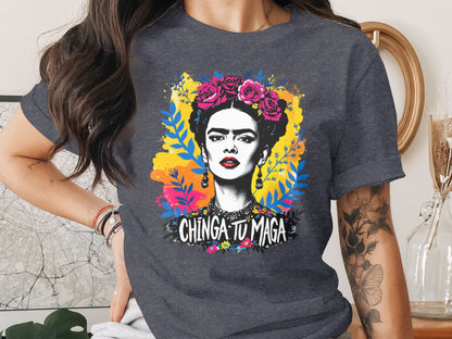 Colorful Graphic Design T Shirt with Bold Statement product