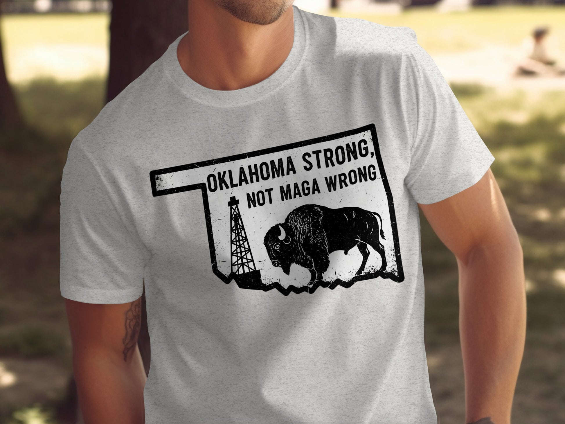 Oklahoma Strong Statement Graphic T-Shirt product