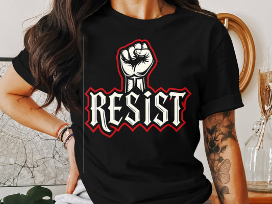 Resist Graphic Design Casual Fit T-shirt product