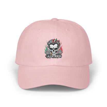 Alcatrash Skull Graphic Pink Baseball Cap product