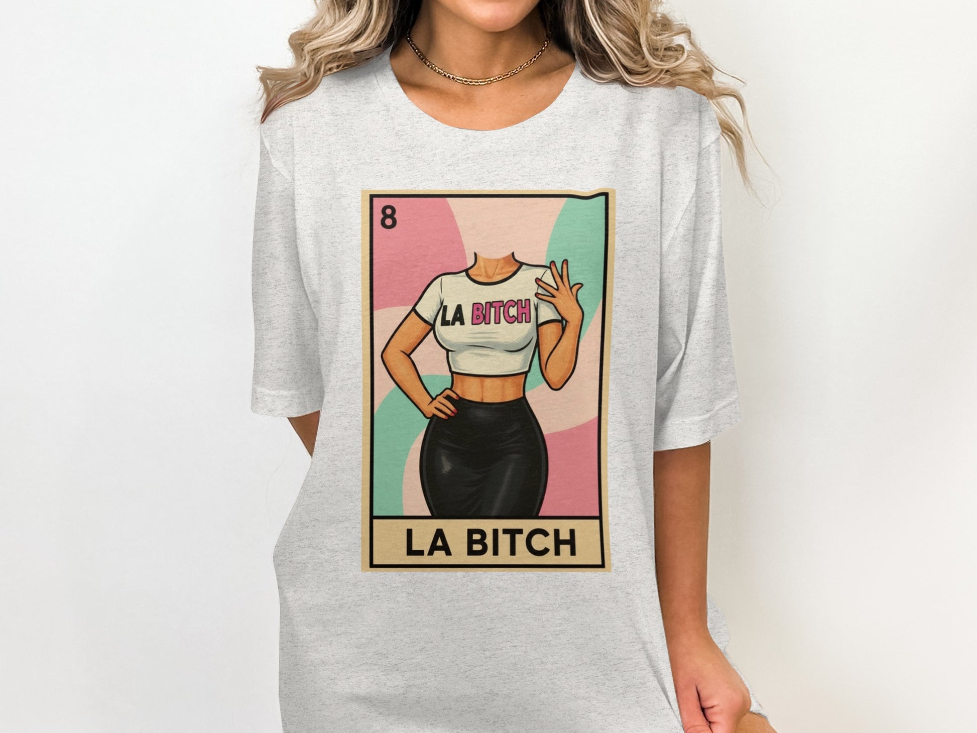 La Bitch Graphic Tee Casual Loose Shirt Product