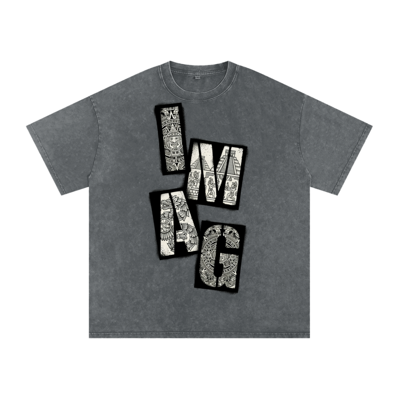 IMAG Snow Washed Oversized Cotton T-Shirt