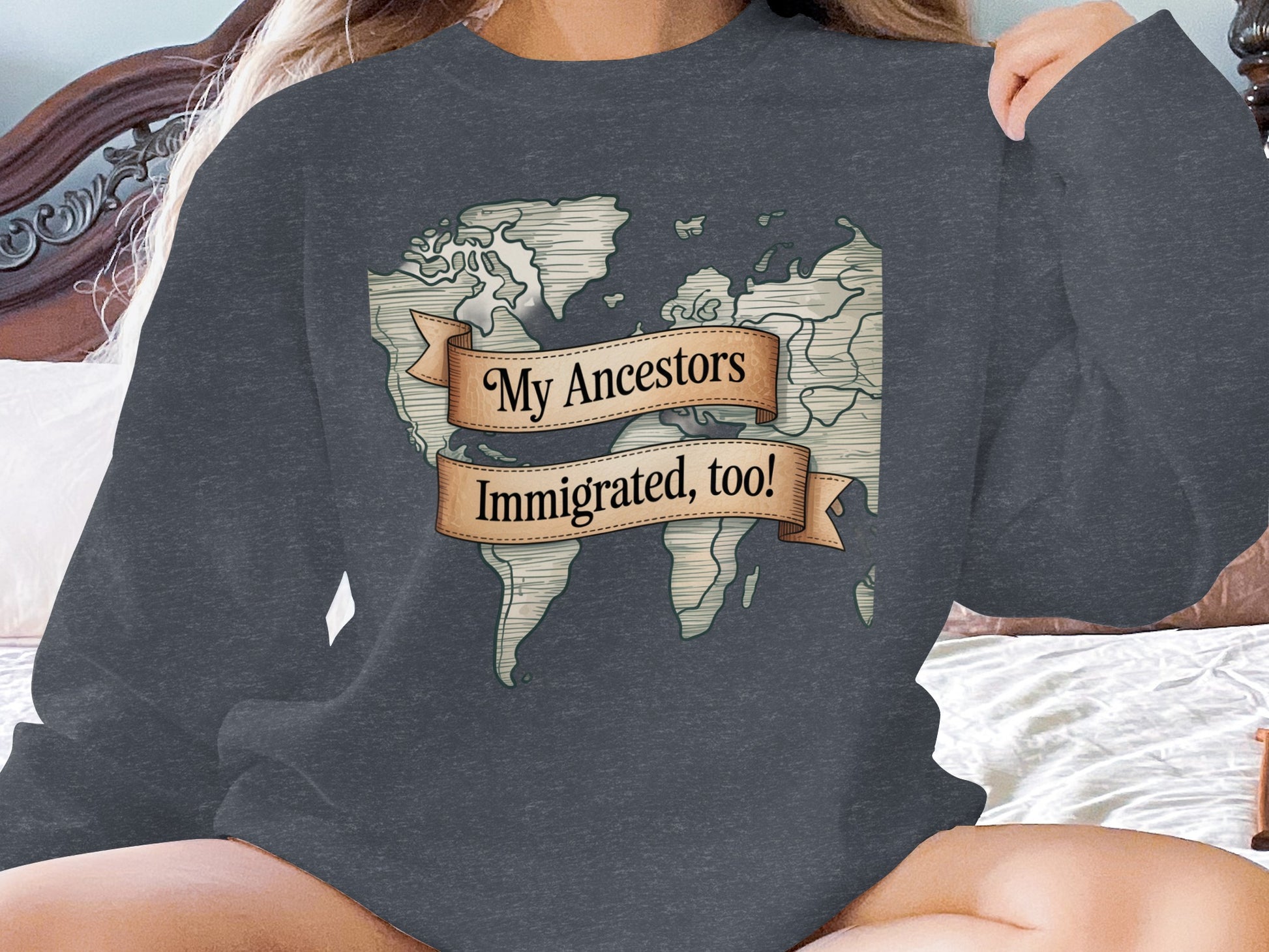 My Ancestors Immigrated Too Long Sleeve product