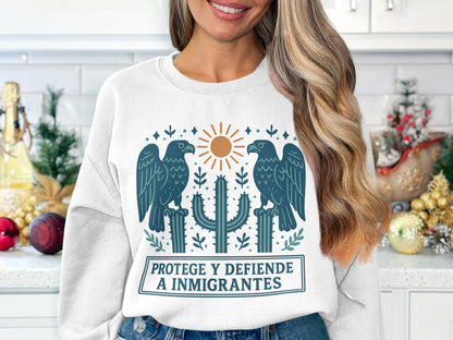 Protege Y Defiende A Inmigrantes Sweatshirt product type